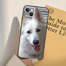 将图片加载到图库查看器，Cartoon German Shepherd Phone Case MAsk  Dog Case For iPhone 13 12 Mini 11 14 Pro Max 6S 8 7 Plus SE 2022 2020 X XS Max XR Back Cover Poodle Dog Phone Case Compatible with iphone
