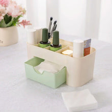 Load image into Gallery viewer, Multifunctional Nail &amp; Cotton Swab Storage Box – Cosmetic Organizer
