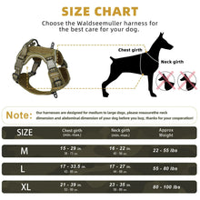 Load image into Gallery viewer, Tactical No-Pull Dog Harness – Adjustable MOLLE Military Vest for Medium &amp; Large Dogs

