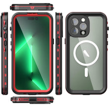 将图片加载到图库查看器，Waterproof Case For iPhone 14 Pro Max 14 Pro iPhone 13 Pro Max Protector Full Body Protective Dustproof Magnetic Phone Case Waterproof 360 Degree All-Round Protection with Built-in Screen Protector Outdoor Transparent  Shockproof Case
