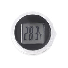 Load image into Gallery viewer, 2.8cm Mini Digital Thermometer Universal Indoor Outdoor Waterproof Temperature Monitor Gauge Home Wall Motorcycle Self-adhesive
