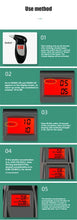 将图片加载到图库查看器，Birds Beak Vehicle Breathalyzer Blowing Digital Display Portable Drink-driving Breathalyzer Detector For Vehicle
