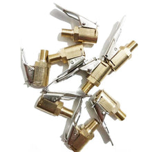 Load image into Gallery viewer, 1/2pcs Car Auto Brass 8mm Tyre Wheel Tire Air Chuck Inflator Pump Valve Clip Clamp Connector Adapter Car Accessories Compressor
