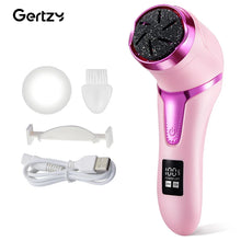 Load image into Gallery viewer, USB rechargeable professional foot care kit with LCD display, 2-speed, multiple heads for removing dead skin
