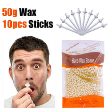 Load image into Gallery viewer, Portable Nose Waxing Kit for Men &amp; Women - 50g-500g Hair Removal Nail Wax Cleaning Kit with Nose Clipper for Beauty Care
