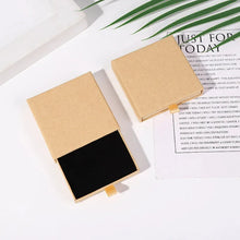 Load image into Gallery viewer, 10pcs Kraft Paper Jewelry Boxes for Necklace Bracelet Earrings Gifts
