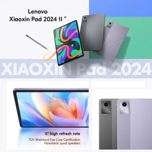 Load image into Gallery viewer, Global ROM Lenovo XiaoXin Pad 2024 Tablet 8GB 128GB Pads Qualcomm Snapdragon 685 Octa Core 11" WIFI 8MP Cam7040mAh 20W Charger
