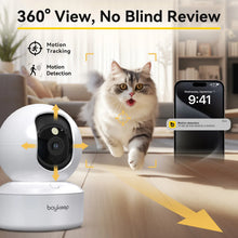 Load image into Gallery viewer, BoyKeep 3MP 5G/2.4GHz WiFi Indoor Home Security IP Smart Baby Monitor Camera Automatic Tracking 24/7 Video Surveillance Camera
