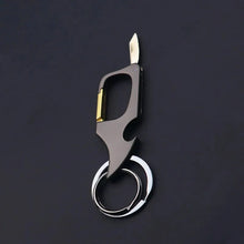 将图片加载到图库查看器，Men's Multifunctional Keychain Bottle Opener Anti-Lost Car Key Ring Creative Waist Hanging Design
