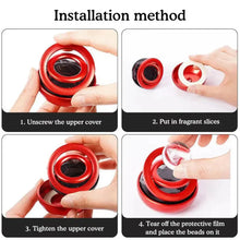 将图片加载到图库查看器，Solar Power Car Perfume – Rotating Aromatherapy Air Freshener &amp; Car Decor
