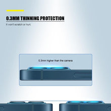 将图片加载到图库查看器，5Pcs Full Cover Protective Glass for Iphone 11 12 13 Pro XS Max Camera Protector for Iphone X 11pro Max 12 13 Mini 14 Pro Max Back Camera Protector Case Friendly Easy Installation Camera Lens Protector

