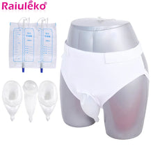 将图片加载到图库查看器，Reusable Hypo-allergenic Men Older Woman Silicone Urine collector Bags Adults Urinal with Urine Catheter Bags Male Female Toilet
