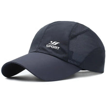 Load image into Gallery viewer, UV Protection Baseball Cap – Quick-Drying, Breathable Strapback for Hiking &amp; Fishing
