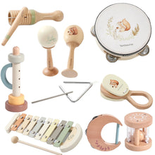 Load image into Gallery viewer, Montessori Musical Instruments Baby Drum Xylophone Toy
