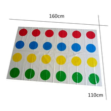 Load image into Gallery viewer, Twist Body Move Game Mat – Funny Family Party Board Game for Kids &amp; Adults
