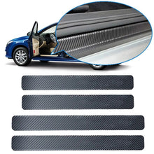 将图片加载到图库查看器，4PCS 60x6.8cm Car Door Sill Anti Kick Stickers Scuff Anti Scratch Carbon Fiber Auto Door Sticker Car Accessories Car Styling
