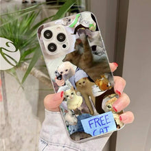 Load image into Gallery viewer, Crying Cat Memes Phone Case Mask Colorful Case For Cat Lovers For Iphone 7 And 8 In Moedern Design
