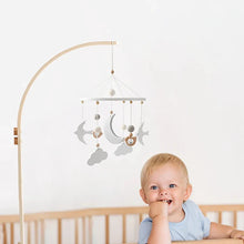 Load image into Gallery viewer, Baby Wooden Bed Bell Bracket Mobile Holder
