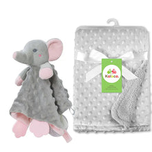 Load image into Gallery viewer, Personalized Newborn Baby Blanket with Name &amp; Custom Stroller Gift Set
