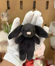 将图片加载到图库查看器，Cute Cartoon Rabbit Plush Keychain – Pompom Bag &amp; Phone Pendant
