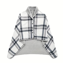 将图片加载到图库查看器，Wearable Blanket Shawl – Flannel Lazy Office Wrap
