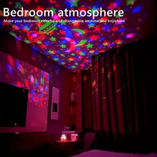 Load image into Gallery viewer, LED Starry Sky Projector Lamp – USB Rotating Night Light
