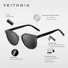 Load image into Gallery viewer, Luxury Elegent Aluminium Magnesium Sunglasses Retro Steampunk Round glasses Polarized Sun glasses for Women and Men  With UV400 Protection
