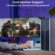 Load image into Gallery viewer, HP Tower Compaq Business Gaming Desktop Intel 3.20GHz 256GB SSD + 500GB HDD

