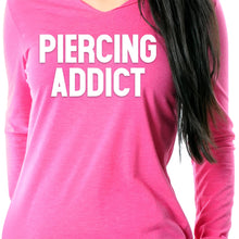 Load image into Gallery viewer, Piercing Addict Tapered Long Sleeve Hoodie
