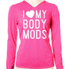 Load image into Gallery viewer, I Love My Body Mods Tapered Long Sleeve Hoodie
