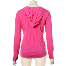 Load image into Gallery viewer, I'm Pierced Under These Clothes Tapered Long Sleeve Hoodie
