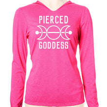 Load image into Gallery viewer, Pierced Goddess Tapered Long Sleeve Hoodie
