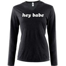将图片加载到图库查看器，Hey Babe Tapered Long Sleeve Hoodie
