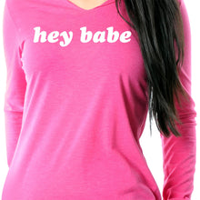 将图片加载到图库查看器，Hey Babe Tapered Long Sleeve Hoodie
