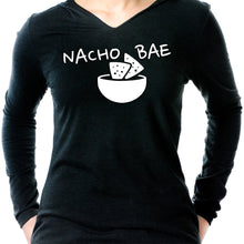 Load image into Gallery viewer, Nacho Bae Tapered Long Sleeve Hoodie
