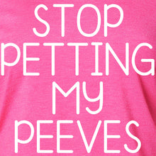 Load image into Gallery viewer, Stop Petting My Peeves Tapered Long Sleeve Hoodie
