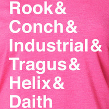 Load image into Gallery viewer, Rook &amp; Conch &amp; Industrial &amp; Tragus &amp; Helix &amp; Daith Tapered Long Sleeve Hoodie

