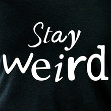 Load image into Gallery viewer, Stay Weird  Tapered Long Sleeve Hoodie
