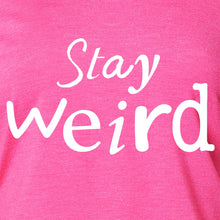 Load image into Gallery viewer, Stay Weird  Tapered Long Sleeve Hoodie
