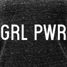 Load image into Gallery viewer, GRL PWR Black Gray Cosmic Twist Back Tank Top
