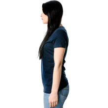 将图片加载到图库查看器，Pierced AF Black Tapered V-Neck Tee Shirt
