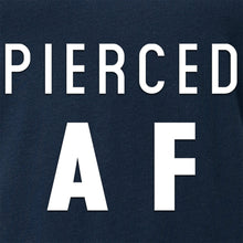 将图片加载到图库查看器，Pierced AF Black Tapered V-Neck Tee Shirt
