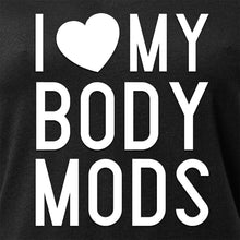 Load image into Gallery viewer, I Love My Body Mods Tapered V-Neck Tee Shirt
