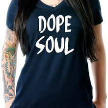 Load image into Gallery viewer, Dope Soul Tapered V-Neck Tee Shirt
