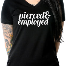 Load image into Gallery viewer, Pierced &amp; Employed Tapered V-Neck Tee Shirt
