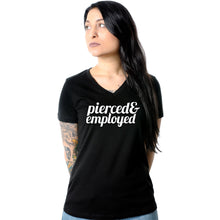 Load image into Gallery viewer, Pierced &amp; Employed Tapered V-Neck Tee Shirt
