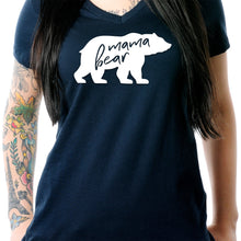 将图片加载到图库查看器，Mama Bear Tapered V-Neck Tee Shirt
