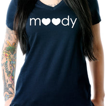 将图片加载到图库查看器，Moody Tapered V-Neck Tee Shirt
