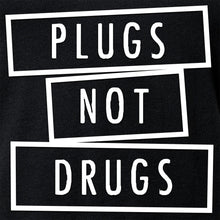 将图片加载到图库查看器，Plugs Not Drugs V-Neck Tee Shirt
