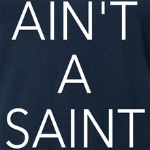 Load image into Gallery viewer, Ain't a Saint Black V-Neck Tee Shirt
